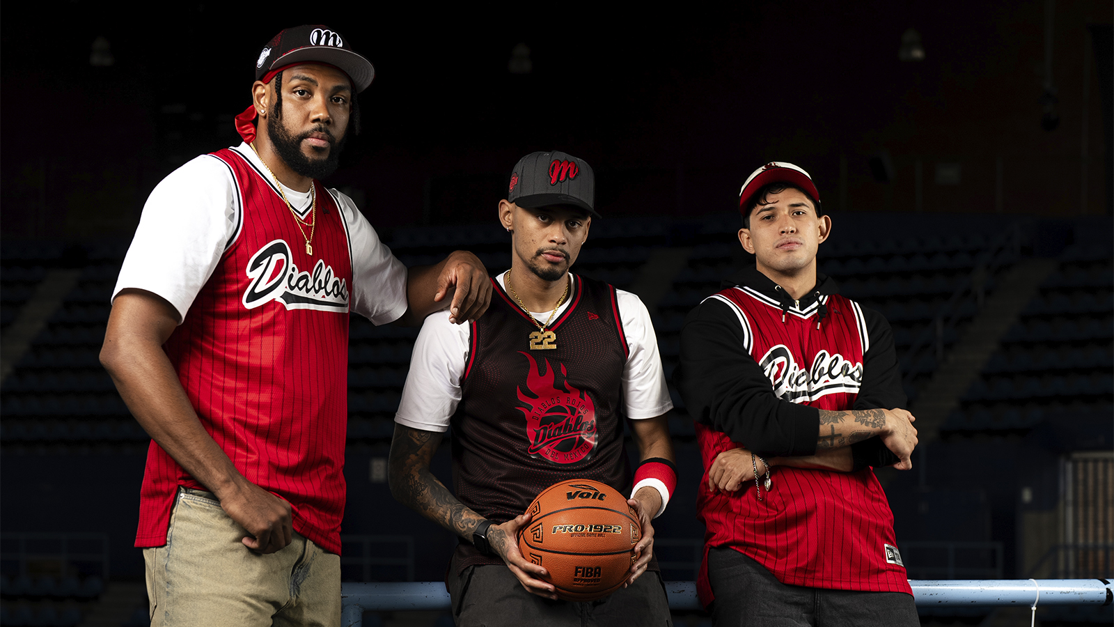 Gorras oficiales Diablos Rojos Basquetbol