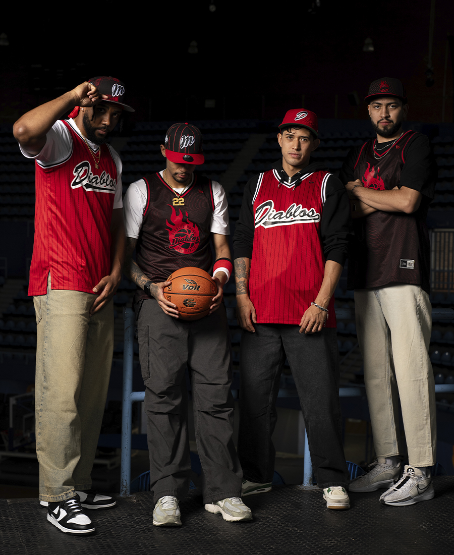 Jerseys oficiales Diablos Rojos Basquetbol